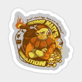 Bomb Man's Demolition Sticker